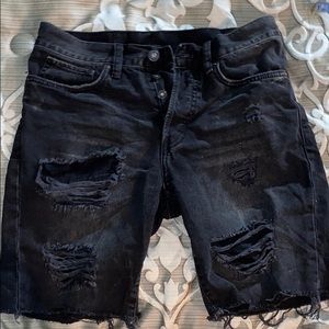 Men’s H&M Black Jean Shorts